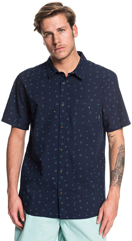 Quiksilver Men's Magnetic Roll Short Sleeve Woven Top