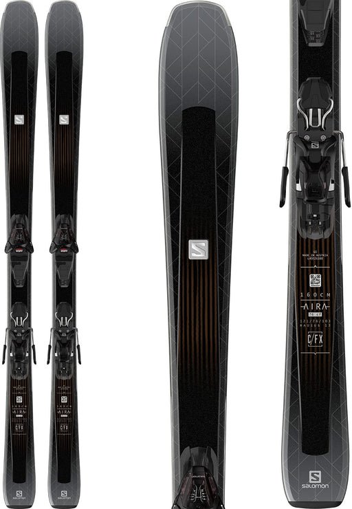 Salomon Aira 76 CF Skis w/ L10 GW Bindings Womens