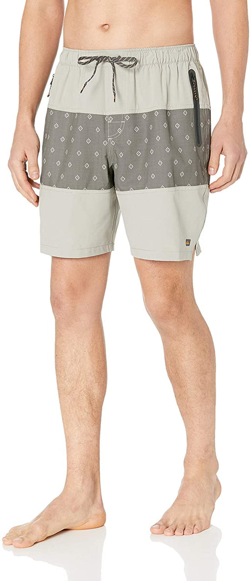 Quiksilver Men's Manoa Rain Triblock 18 Volley Swim Trunk