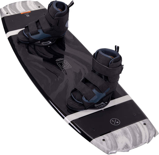 Hyperlite Franchise Jr. Kids Wakeboard 128 W/Formula Bindings Black/White Sz 4-8