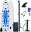 DANWJDP Stand Up Paddle Board 350×100×20cm Round Board Include Hand Pump, Paddle, Backpack, Coil Leash,Carry Bag, Repair Kit and Waterproof Case Whale