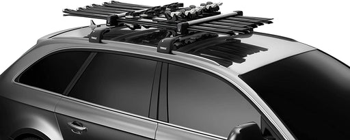 Thule SnowPack Ski/Snowboard Rack, 4 Pair-Aluminum