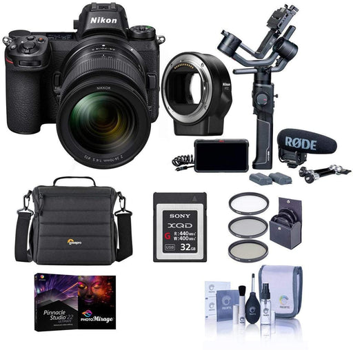 Nikon Z 6 24.5MP FX-Format Mirrorless Camera Filmmaker's Kit with Accessory Bundle