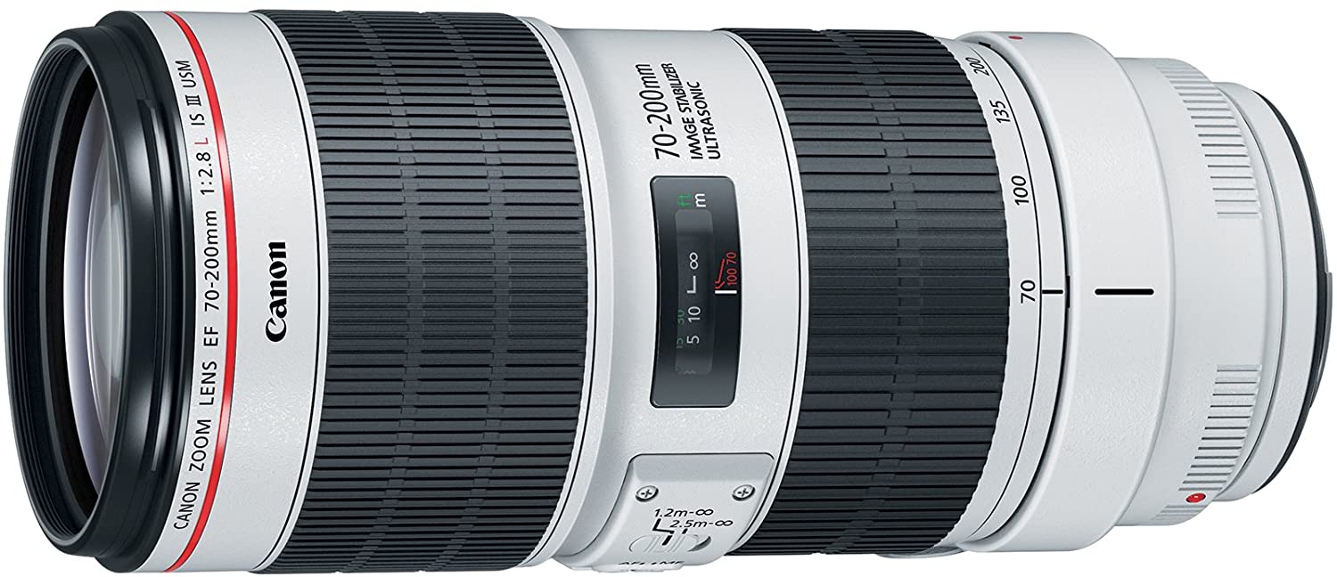Canon EF 70-200mm f/2.8L IS III USM Lens for Canon Digital SLR Cameras, White - 3044C002