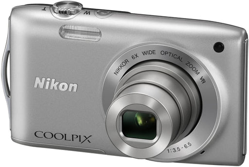 Nikon Coolpix S3300 16 Megapixel Digital Camera - Silver