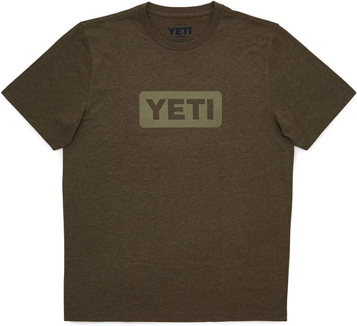 YETI Unisex Logo Badge Short Sleeve T-Shirt, Military Green, Small