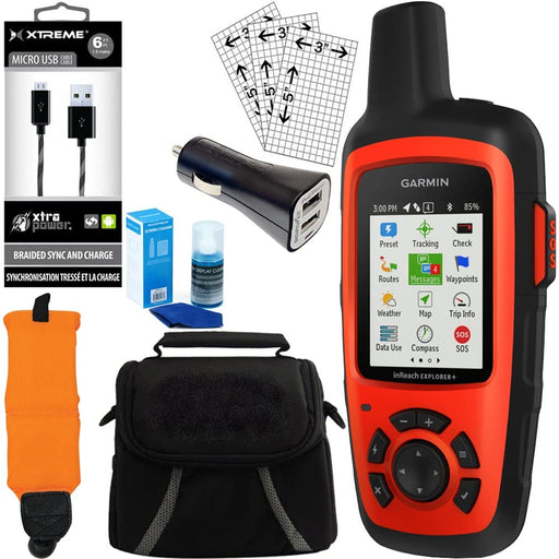 Garmin inReach Explorer+ Satellite Communicator w/GPS Accessory Kit
