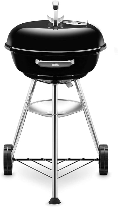 Weber 1221004 Compact Kettle Charcoal Barbecue, 47 cm Size Grill, 47cm