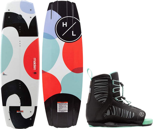 Hyperlite Maiden Wakeboard w/Jinx Bindings Womens Sz 134cm/(4-8.5)