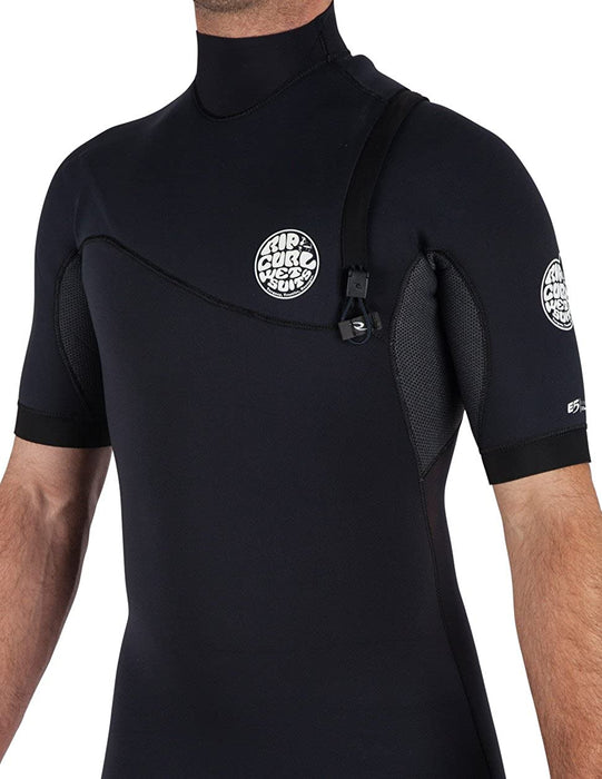 Rip Curl E Bomb Zip Free Entry 2/2mm Short Sleeve Full Wetsuit