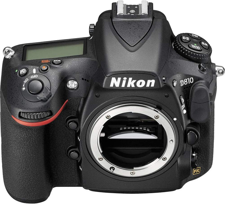 Nikon D810 DSLR Camera (Body Only) (International Model) - 128GB - Case - EN-EL15 Battery - EF530 ST & 40mm f/1.4 DG HSM Art Lens