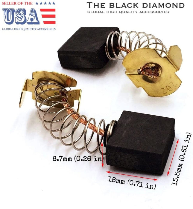 Replacement Set CB204 Motor Carbon Brushes (1 pair) for Makita Power Tools, Electric Tools, Disc Grinder, Angle grinder, Demolition Hammer, Breaker Hammer, GA9020