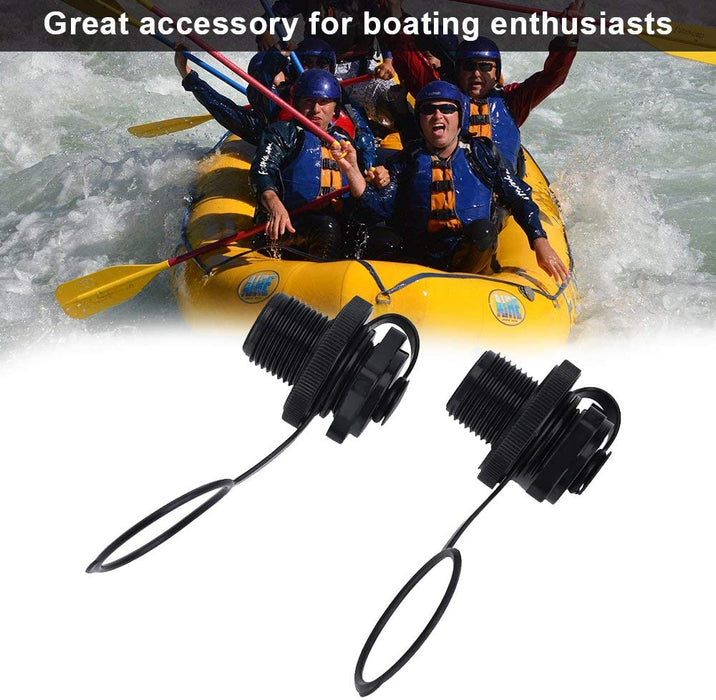 Alomejor Inflatable Boat Air Valve Screw 2pcs Valve Air Valve Replacement for Inflatable Boat Jilong Fishing Boat Airbed Raft