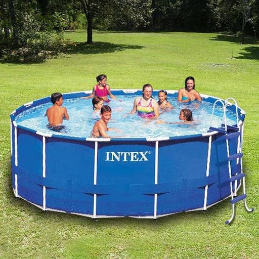 Intex Soft Sided Metal Frame 15' Round Swimming Pool