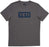 YETI Unisex Logo Badge Short Sleeve T-Shirt, Gray, X-Large