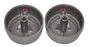 Weber 66048 Set of 2 Control knobs for Genesis II E/SE Series (Model Years 2017 and Newer).