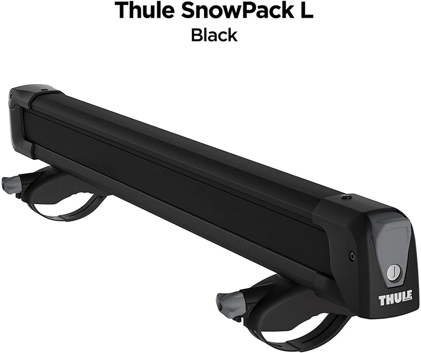 Thule SnowPack Ski/Snowboard Rack, 4 Pair-Aluminum