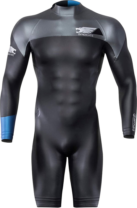 HO Syndicate Dry-Flex L/S Spring Mens Wetsuit Black/Steel Blue Sz M