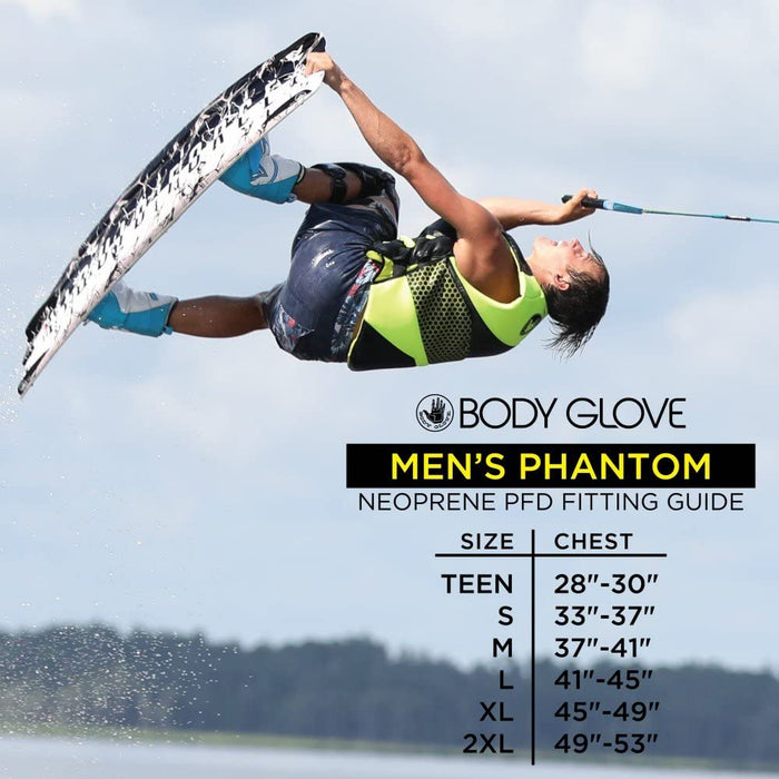 Body Glove Mens Phantom Uscga Life Vest