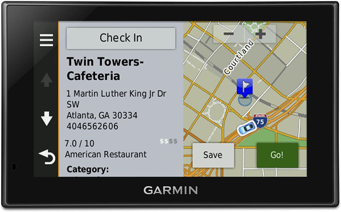 Garmin Nuvi 2539LMT GPS Navigator with Spoken Turn-By-Turn Directions, Lifetime Map Updates, Speed Limit Display, Traffic Updates