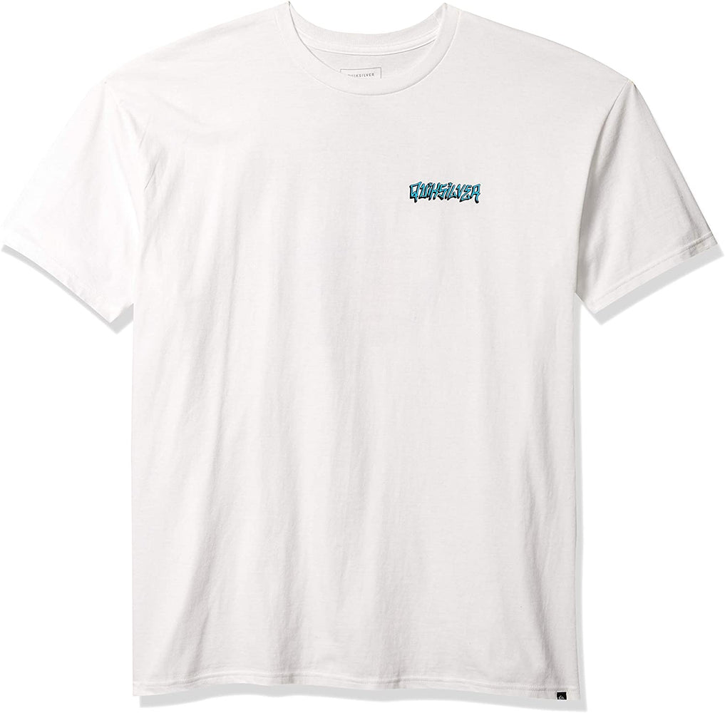Quiksilver Men's Getting SNAKED TEE, White, XXL