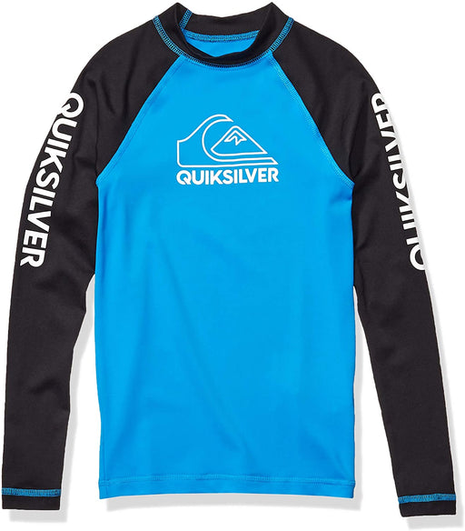 Quiksilver Boys' Big Tour Long Sleeve Youth Rashguard 50+ Sun Protection