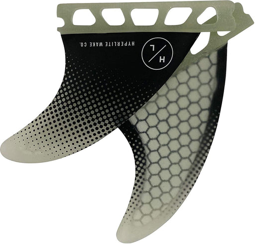 Hyperlite 3.5 Flux Surf Fin Set W/Key (Pair) Black 3.5in