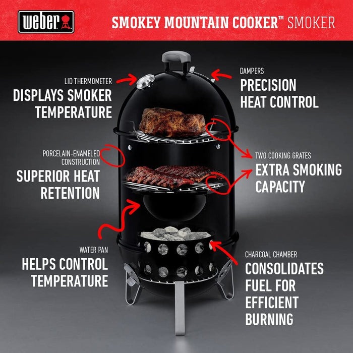 Weber 22-inch Smokey Mountain Cooker