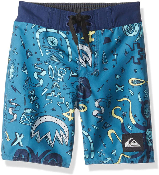 Quiksilver Boys' Little Mystery Bus 14 Boardshort Swim Trunk