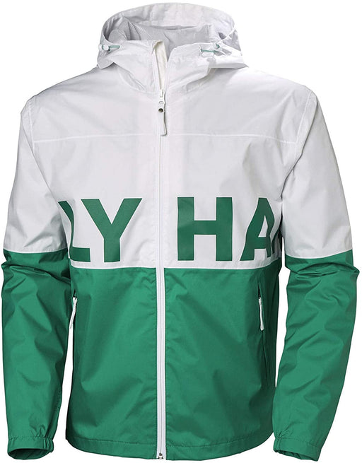 Helly-Hansen Men's Amaze Waterproof Outdoor Rain Jacket with Hood, White, Medium