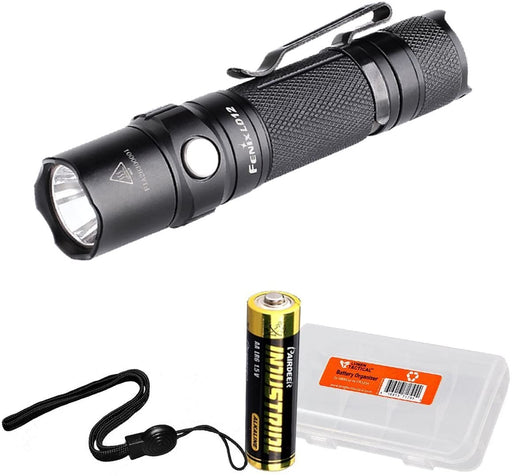 Fenix LD12 320 Lumen EDC LED Flashlight with LumenTac Battery Organizer