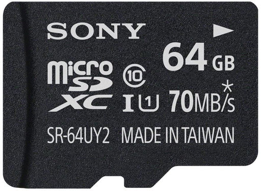 Sony 8GB Class 10 UHS-1 Micro SDHC up to 70MB/s Memory Card (SR8UY2A/TQ)