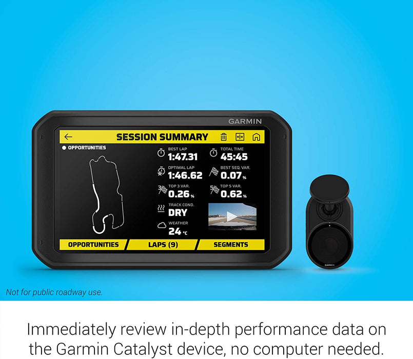 Garmin Catalyst, Driving Performance Optimizer with Real-time Coaching and Immediate Track Session Analysis, for Motorsports and High Performance Driving (010-02345-00)
