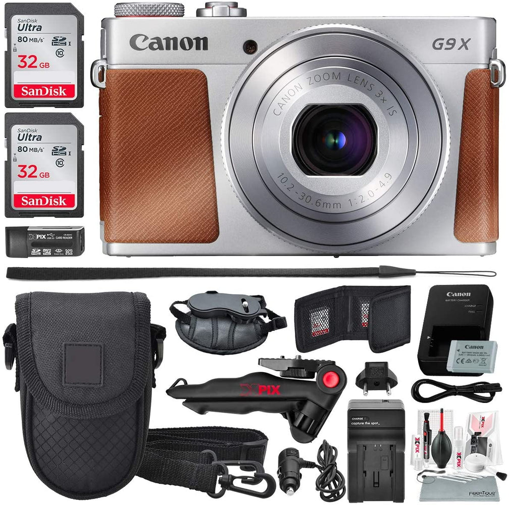 Canon PowerShot G9 X Mark II Digital Camera (Black) W/ 32GB SD Card