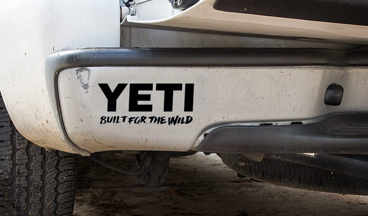 YETI Built for The Wild Window Decal