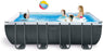 Intex 18ft x 9ft x 52in Ultra XTR Rectangular Pool, Pump, & Chemical Cleaner Kit