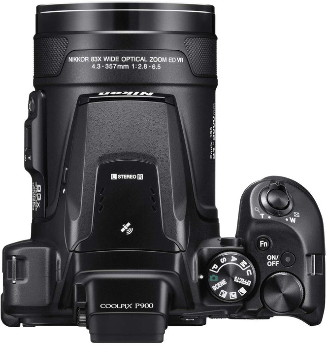 Nikon COOLPIX P900 16MP Digital Camera - International Version (No Warranty) Japan Version