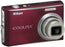 Nikon Coolpix S610 10MP Digital Camera with 4x Optical Vibration Reduction (VR) Zoom (Deep Red)