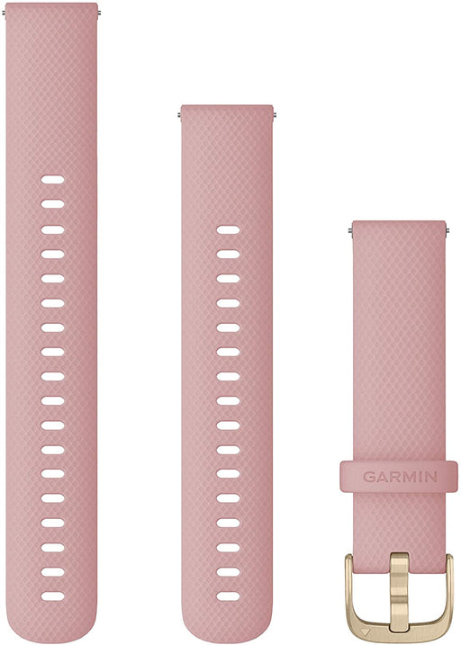 Garmin Quick Release Accessory Band 18 mm- Dust Rose with Light Gold Hardware (010-12932-03)
