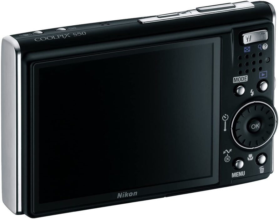 Nikon Coolpix S50 7.2MP Digital Camera with 3x Optical Vibration Reduction Zoom (Black)