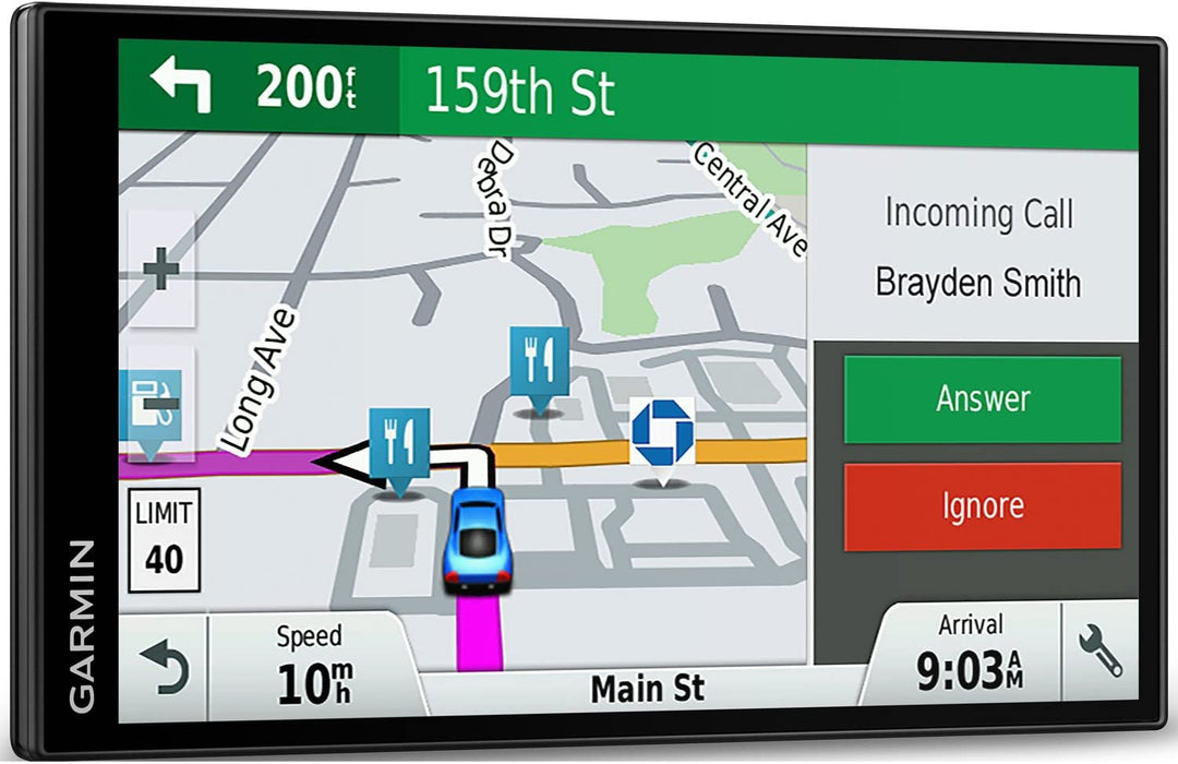 Garmin DriveSmart 61 NA LMT-S Advanced Navigation GPS w/Smart Features Mount Bundle