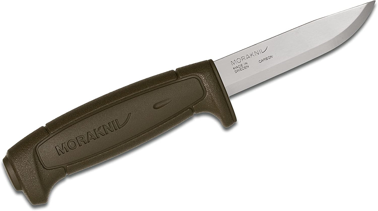 Morakniv Craftline Basic 511 High Carbon Steel Fixed Blade Utility Knife and Combi-Sheath