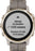 Garmin Fenix 6S Multisport GPS Smartwatch (42mm, Sapphire, Light Gold-Tone/Shale Gray Leather Band) with Charging Stand and Microfiber Cloth