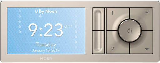 Moen TS3302BL U by Moen Shower Smart Home Connected Digital Bathroom Controller, 2-Outlet, Wall Mounted