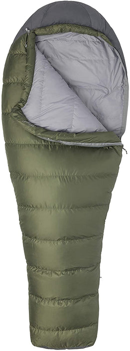 Marmot Ironwood 30 Mummy Lightweight Sleeping Bag, 30-Degree Rating, Bomber Green/Steel Onyx