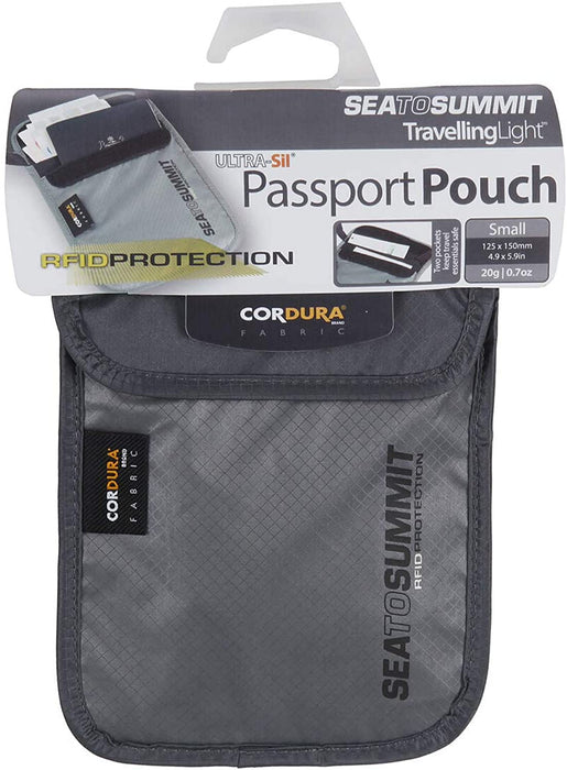 Sea to Summit Travelling Light Neck Pouch RFID, Grey, Small