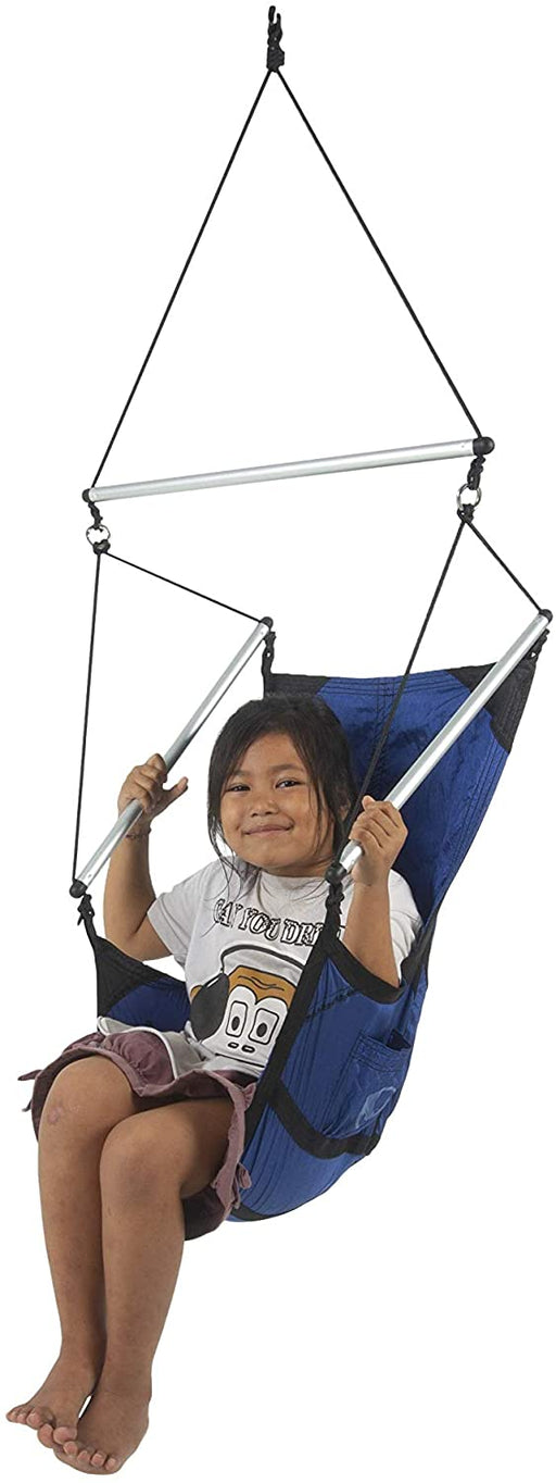 Ticket to the Moon Moonchair Handmade & Fair Trade Comfy, Portable & Adjustable Hanging Chair for your garden, home, holiday, camping, Parachute Silk Nylon, Set-Up < 1 min.