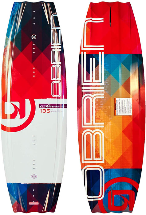 O'Brien Siren Womens Wakeboard with Nova Bindings, 9.5-11.5