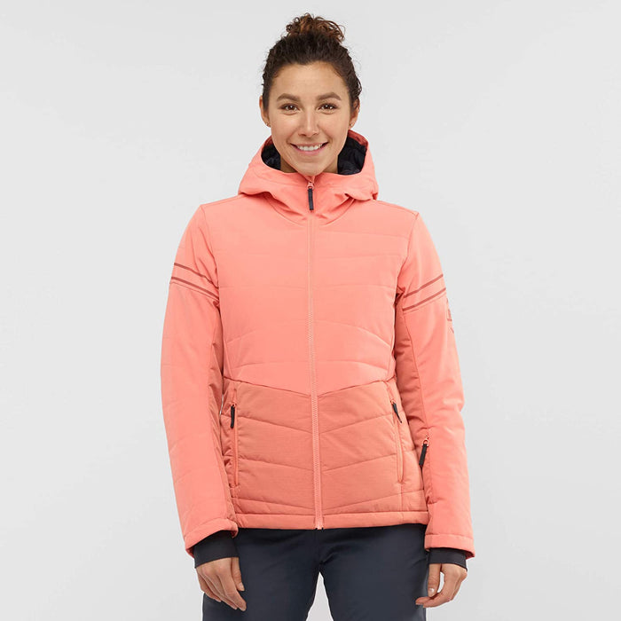 Salomon Edge Women's Ski Jacket, Icy Morn/Heather