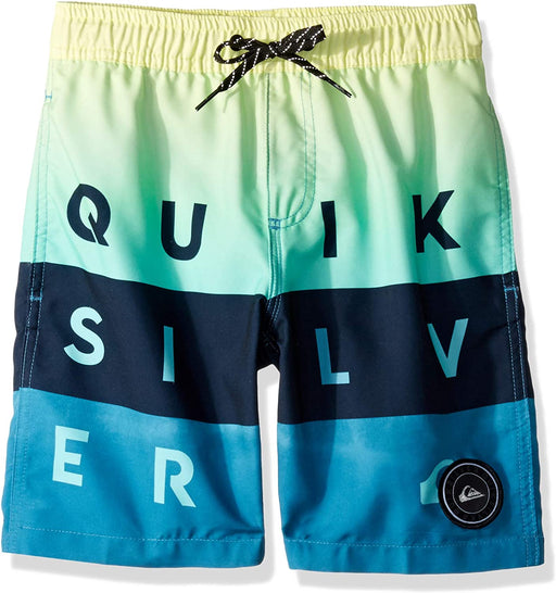 Quiksilver Boys' Big Word Block Volley Youth 19 Boardshort